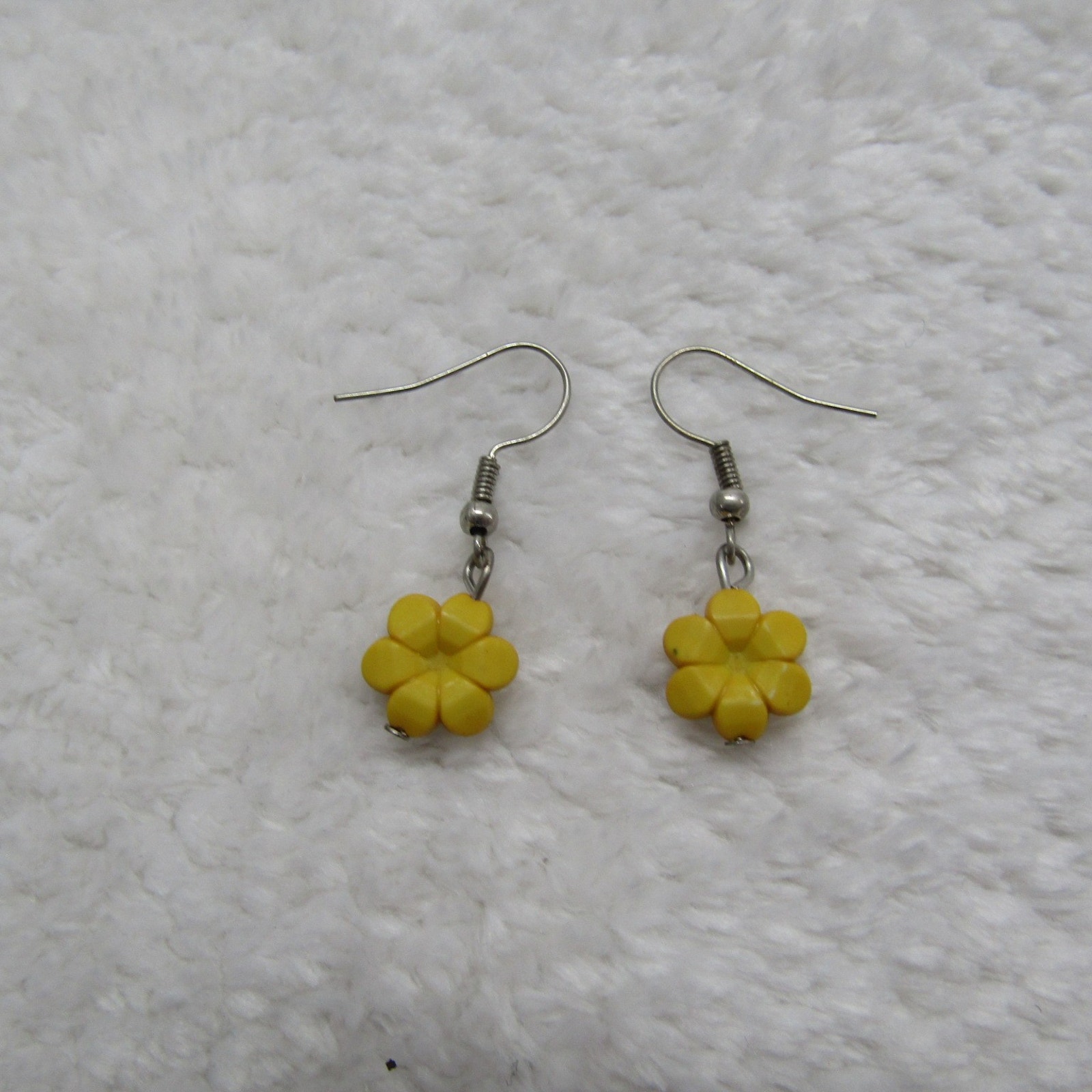 Yellow Flower Earring For Women For Teen For Her